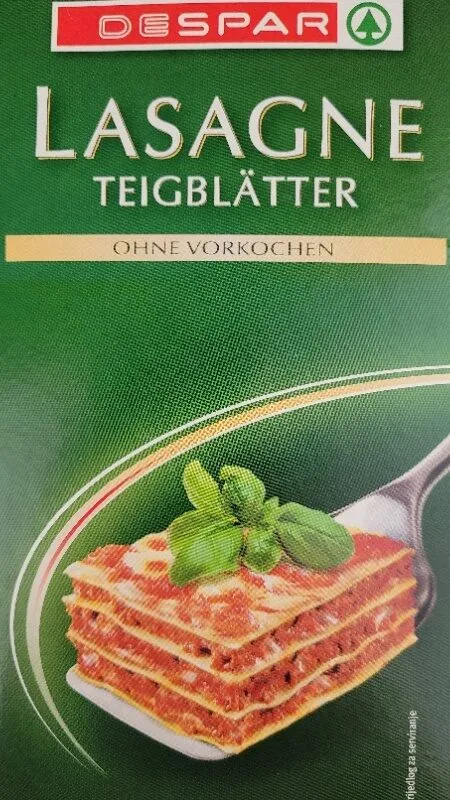 Lasagne Blätter