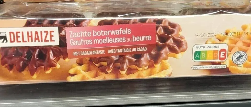 Gaufres au beurre et chocolat