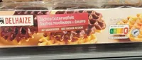 Gaufres au beurre et chocolat
