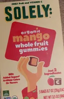 Oganic mango whole fruit gummies