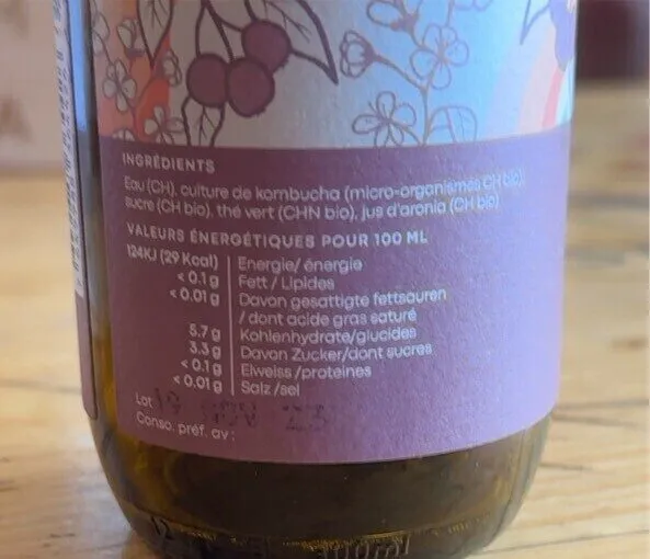 KOMBUCHA, Aronia