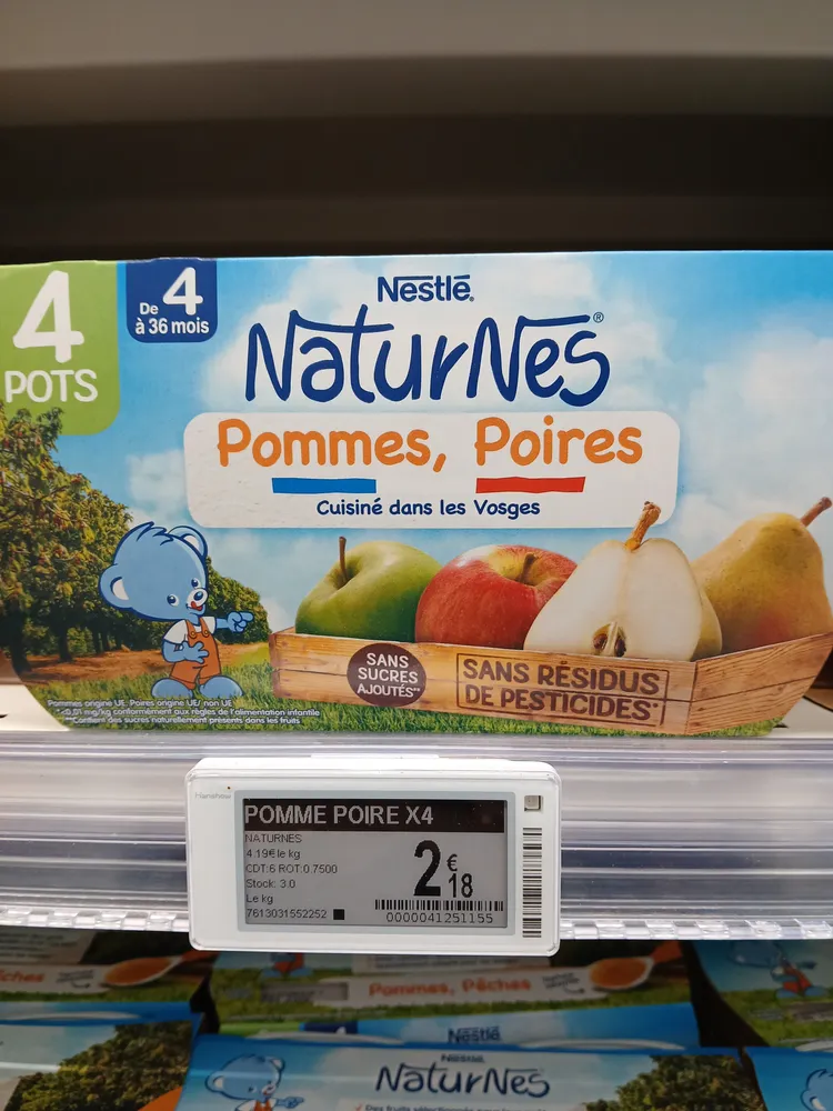 NatutNes Pommes, Poires