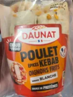 Wrap poulet kebab