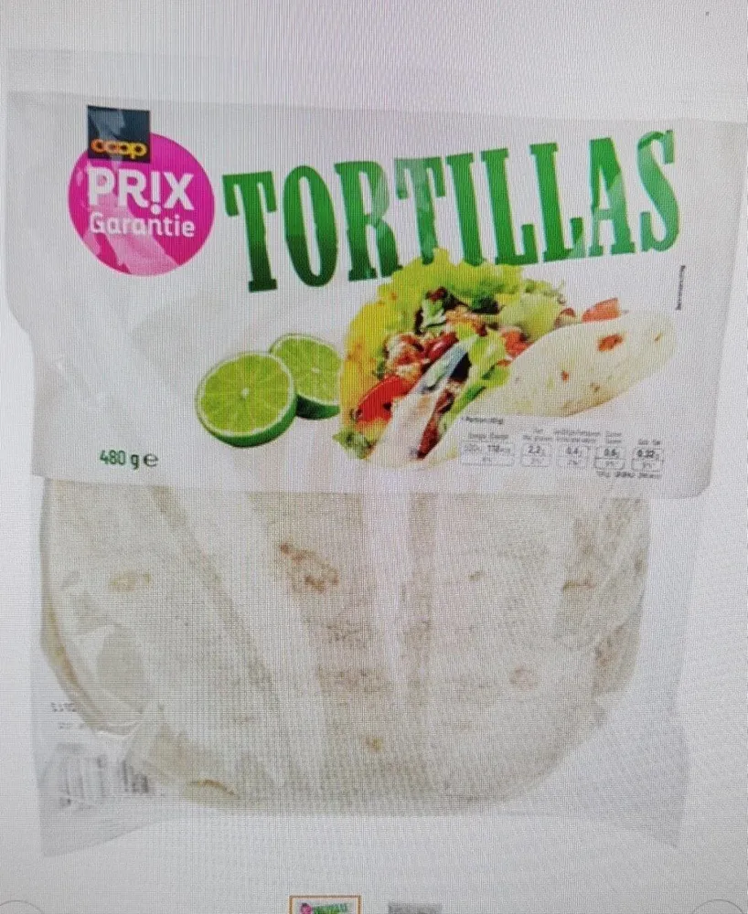 Tortillas de farine 12 PCS