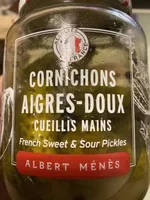 Cornichons aigre doux