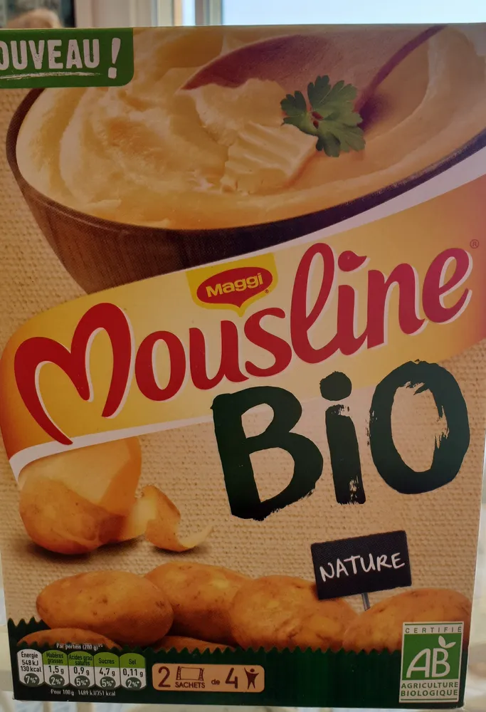 purée Mousline bio nature