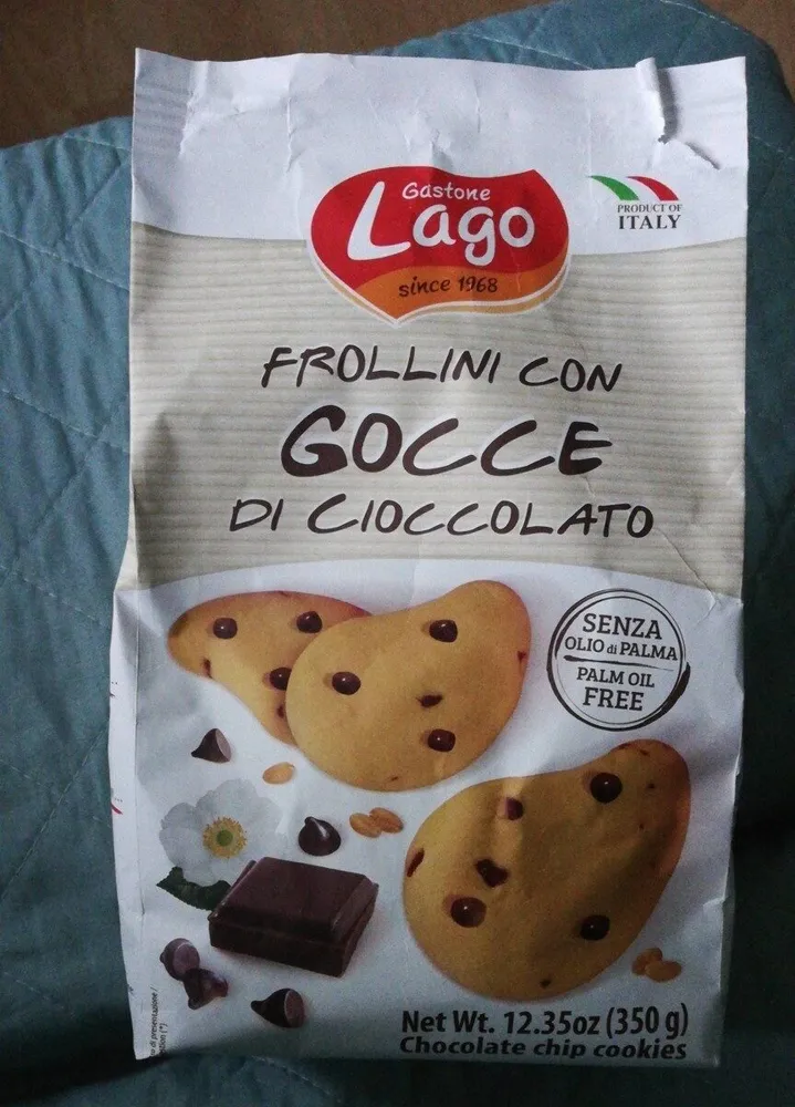 Frollini con gocce di cioccolato