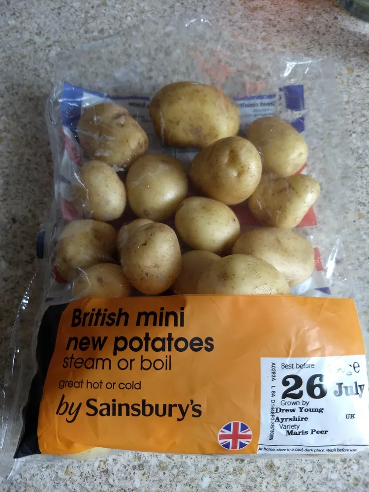 British mini new potatoes by Sainsbury's