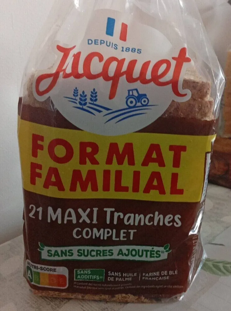Tranches de pain complet