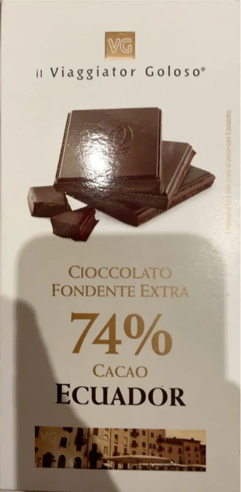 Cioccolato fondente extra 74% cacao Ecuador
