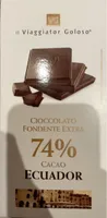 Cioccolato fondente extra 74% cacao Ecuador