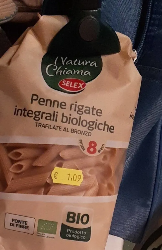 Penne rigate integrali biologiche
