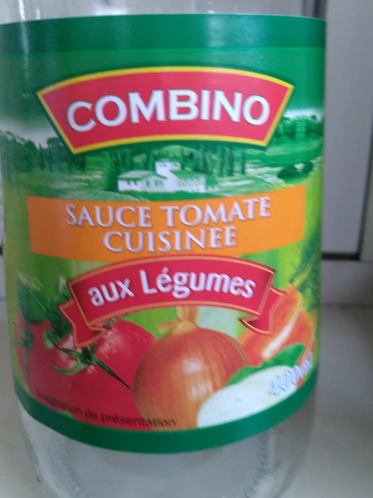 sauce tomate cuisinée aux légumes
