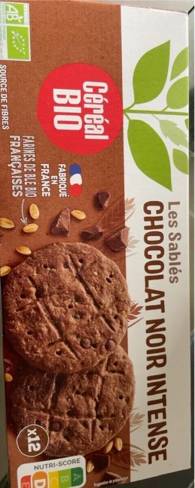 Sablés chocolat noir intense
