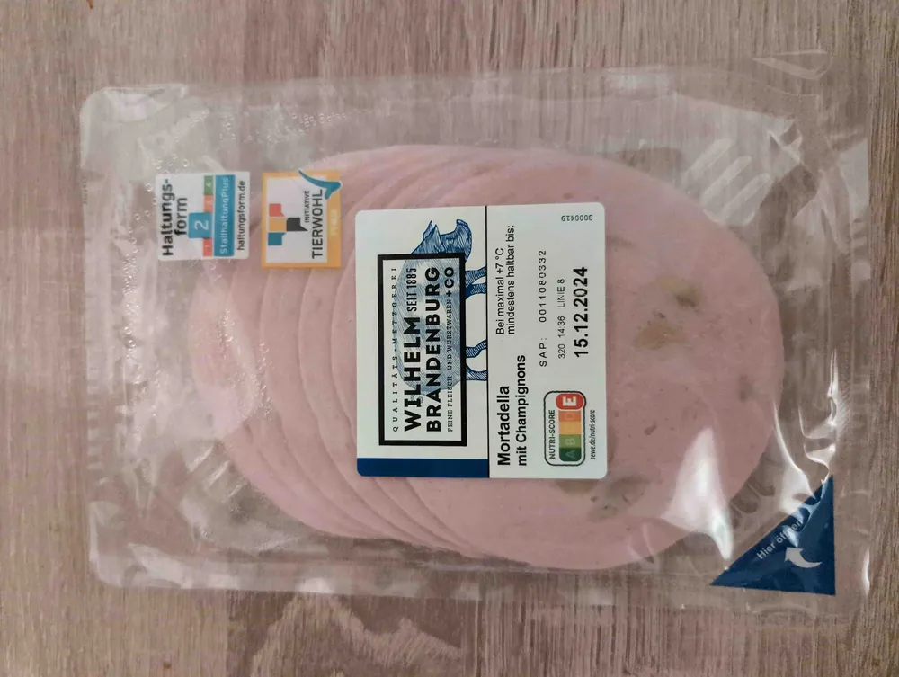 Mortadella mit Champignons