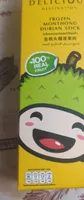 Frozen monthong durian stick