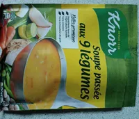 Soupe passée aux 9 légumes