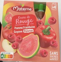 Pomme framboise goyave poivron
