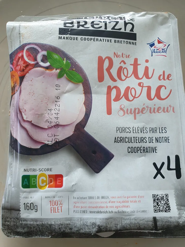 Notre Rôti de porc Supérieur x4