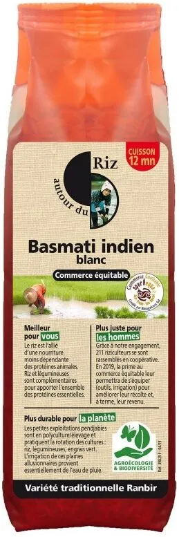 Basmati indien blanc
