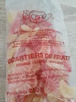 Quartiers de fruits