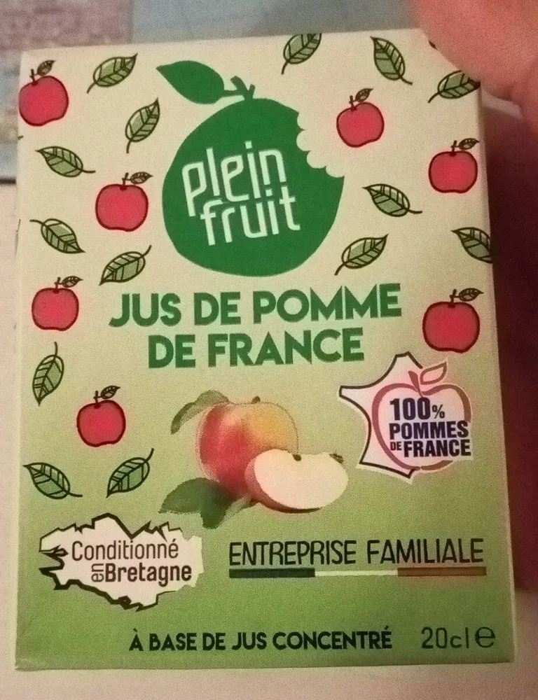 Jus de pomme de France