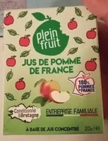 Jus de pomme de France