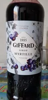 sirop de Myrtille