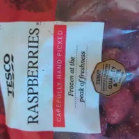 Raspberries frozen