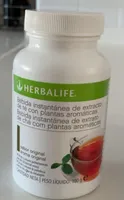 Bebida instantanea de extracto de té con plantas aromaticas