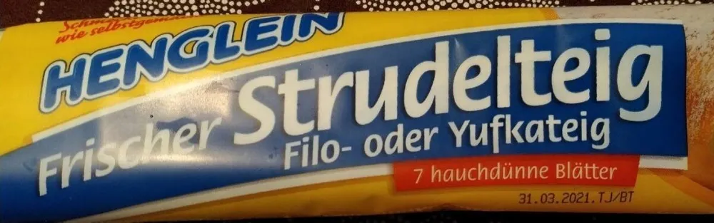 Frischer Strudelteig
