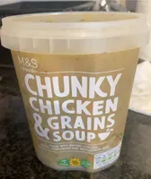 Chunky chicken soup