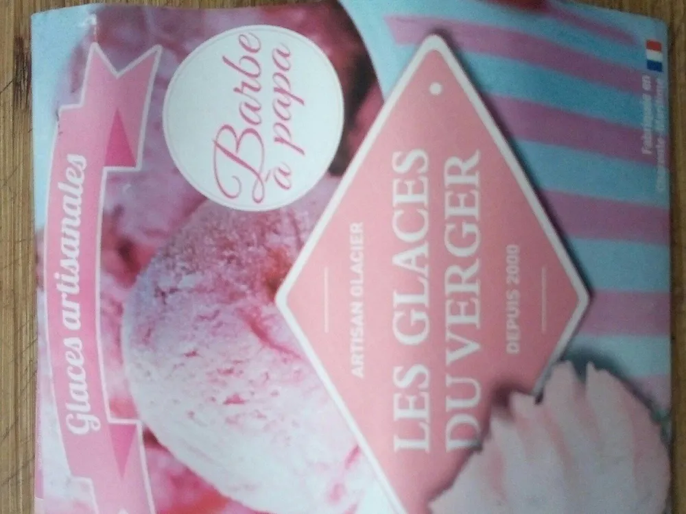Glace barbe à papa