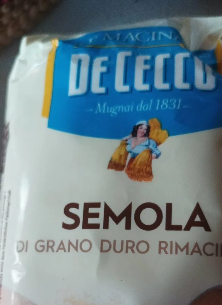 Semola di grano duro rimacinata