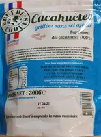 Cacahuètes grillées sans sel ajouté