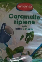 Caramelle ripiene latte e menta