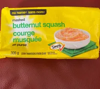 Butternut Squash, Raw, Mashed, Frozen