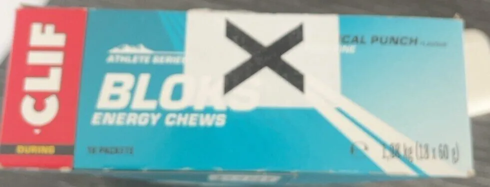 Blocks energy chews