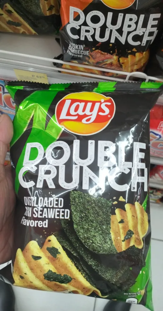 Lays Double Crunch Overloaded Nori Seaweed Flavoured