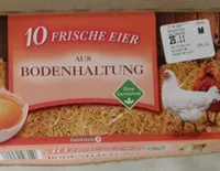10 Frische Eier aus Bodenhaltung