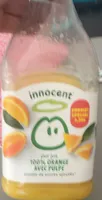 Pur jus 100% orange avec pulpe