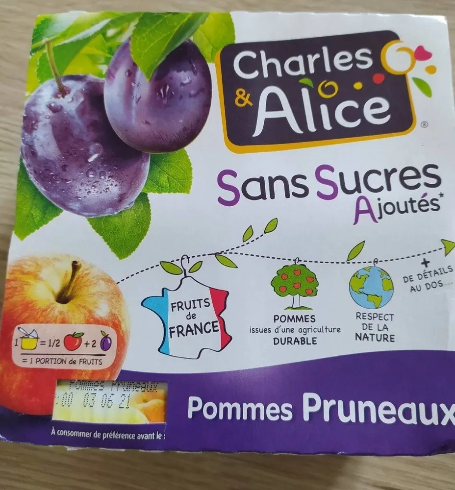 Compote pommes pruneaux