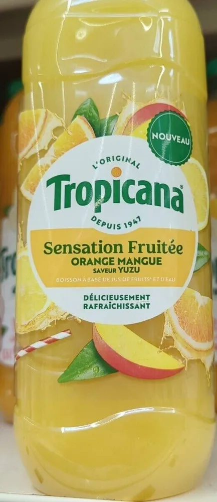 Sensation fruitée orange mangue