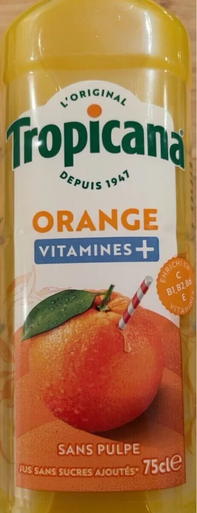 Jus d’orange vitamines +
