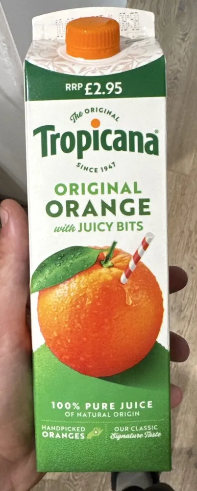 Tropicana Original Orange With Juicy Bits