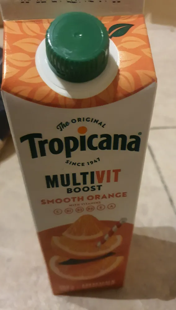 Tropicana MultiVit Boost Smooth Orange