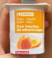 Yogur con trocitos de albaricoque