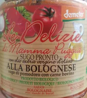 Le Delirie di Mamma Puggia Sauce Bolognaise avec viande de boeuf