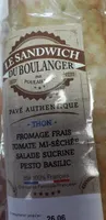 Sandwich Poulaillon fromage frais tomate salade pesto