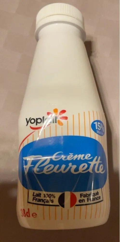 Crème fleurette 15 pour cent